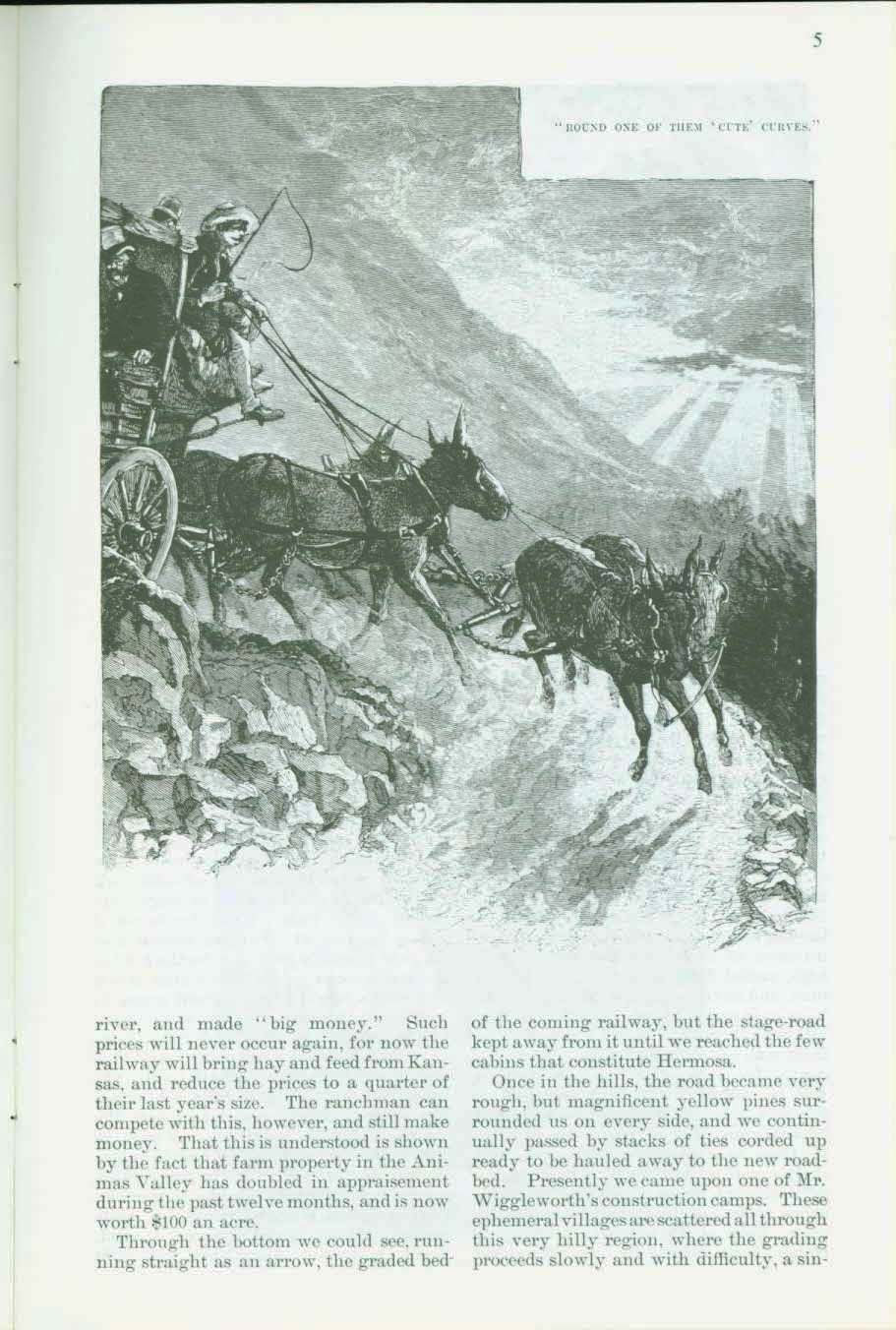 SILVER SAN JUAN: the mines and high scenery in Colorado's southwest mountains--in 1882. vist0025c